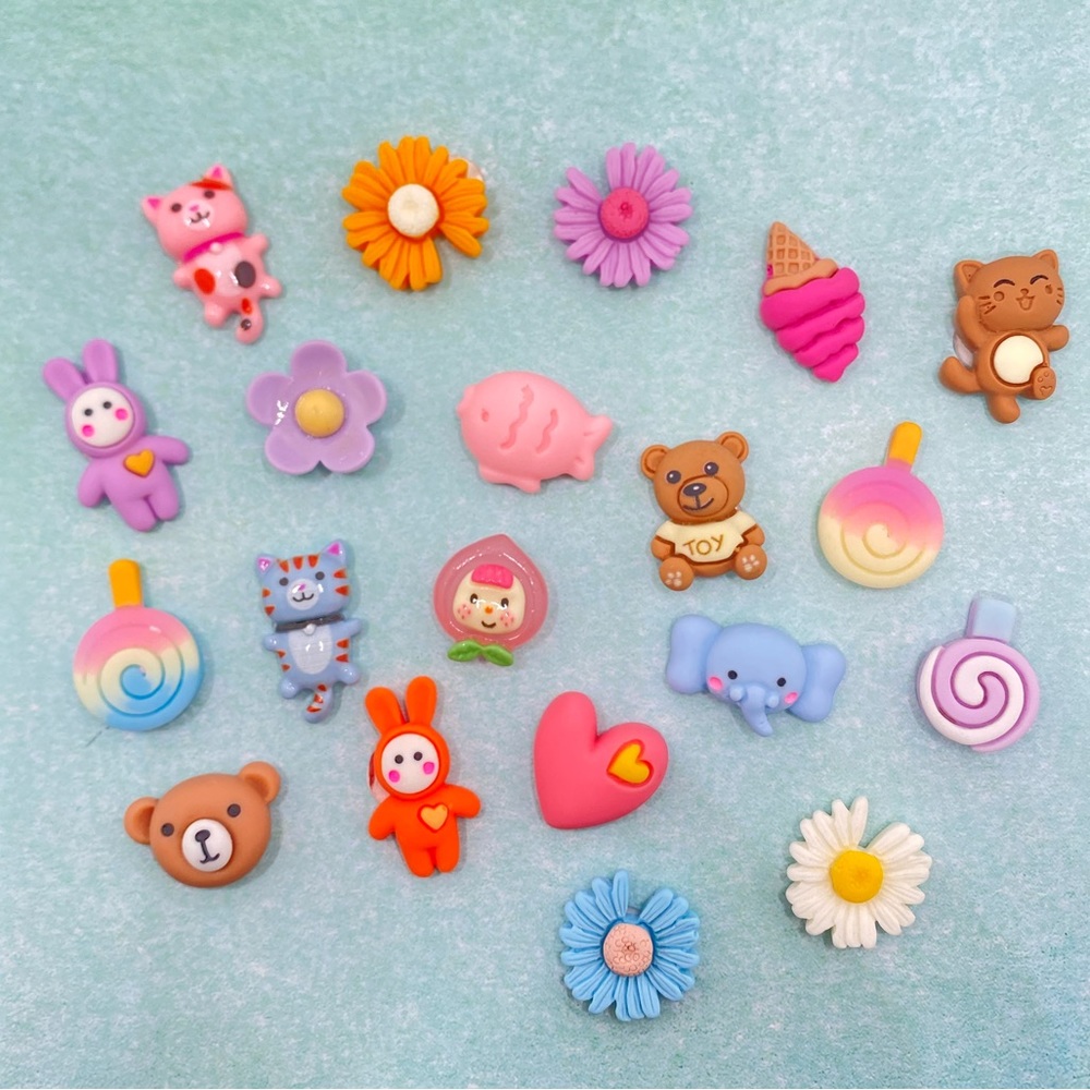 20pcs- Cartoon Kawaii 3D Stickers, Bottle/Phone/Refrigerator/laptop stickers